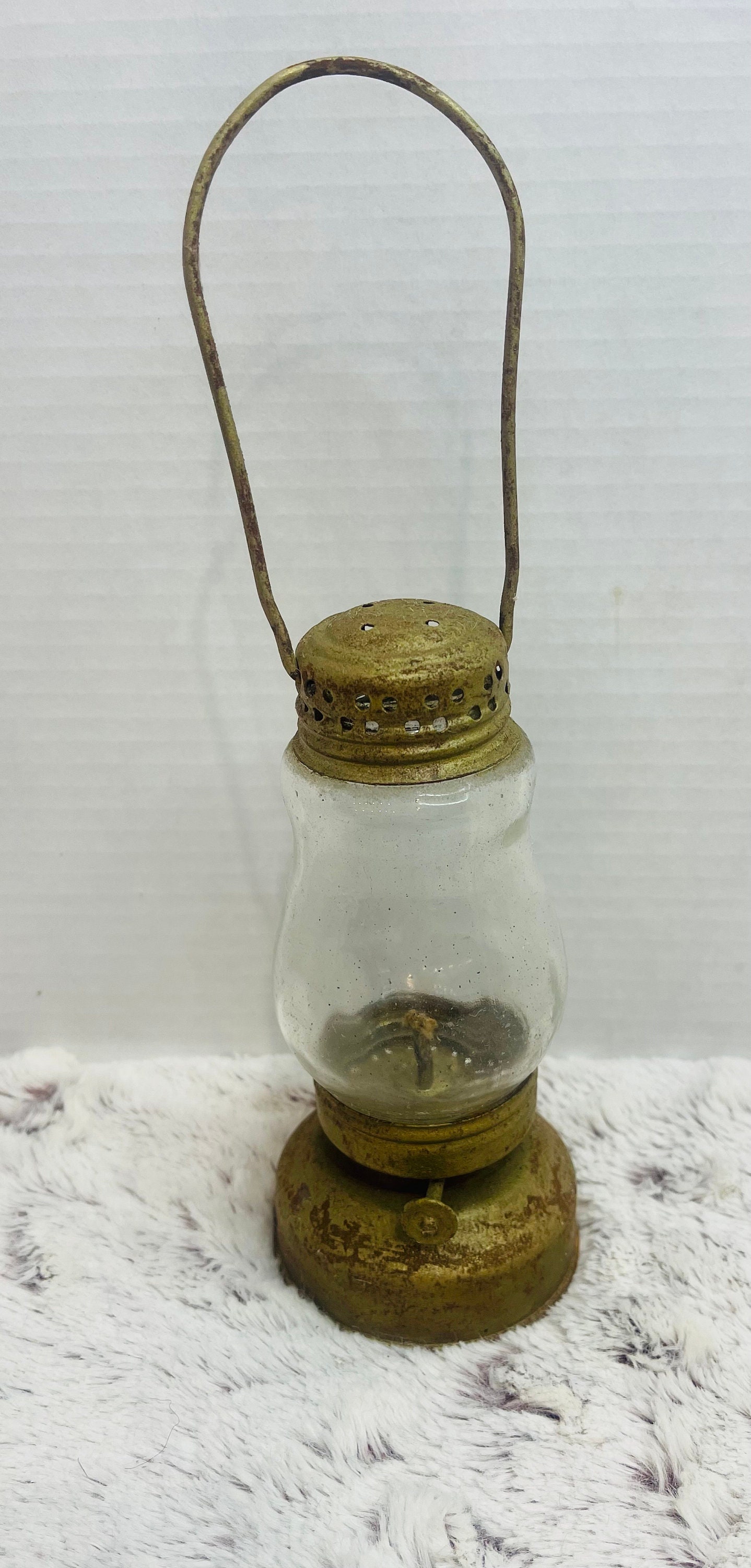 Brass Skaters Lantern Small Brass Lantern Oil Lamp Metal Oil
