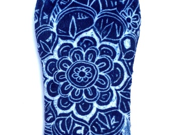 Funda para mentonera de violín "Rhapsody in Blue"