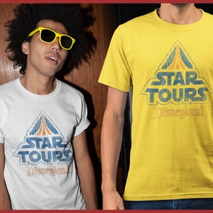 Vintage VTG Disneyland Star Tours 80's |Unisex Softstyle Shirt