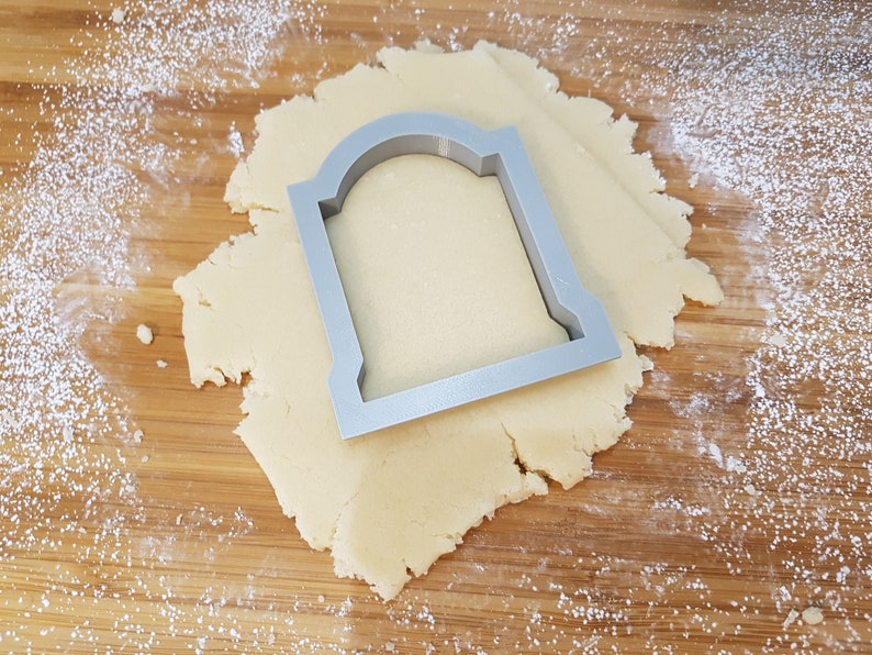 Halloween Cookie, SHARP EDGES Tomb Stone 1 Cookie Cutter 3d printed