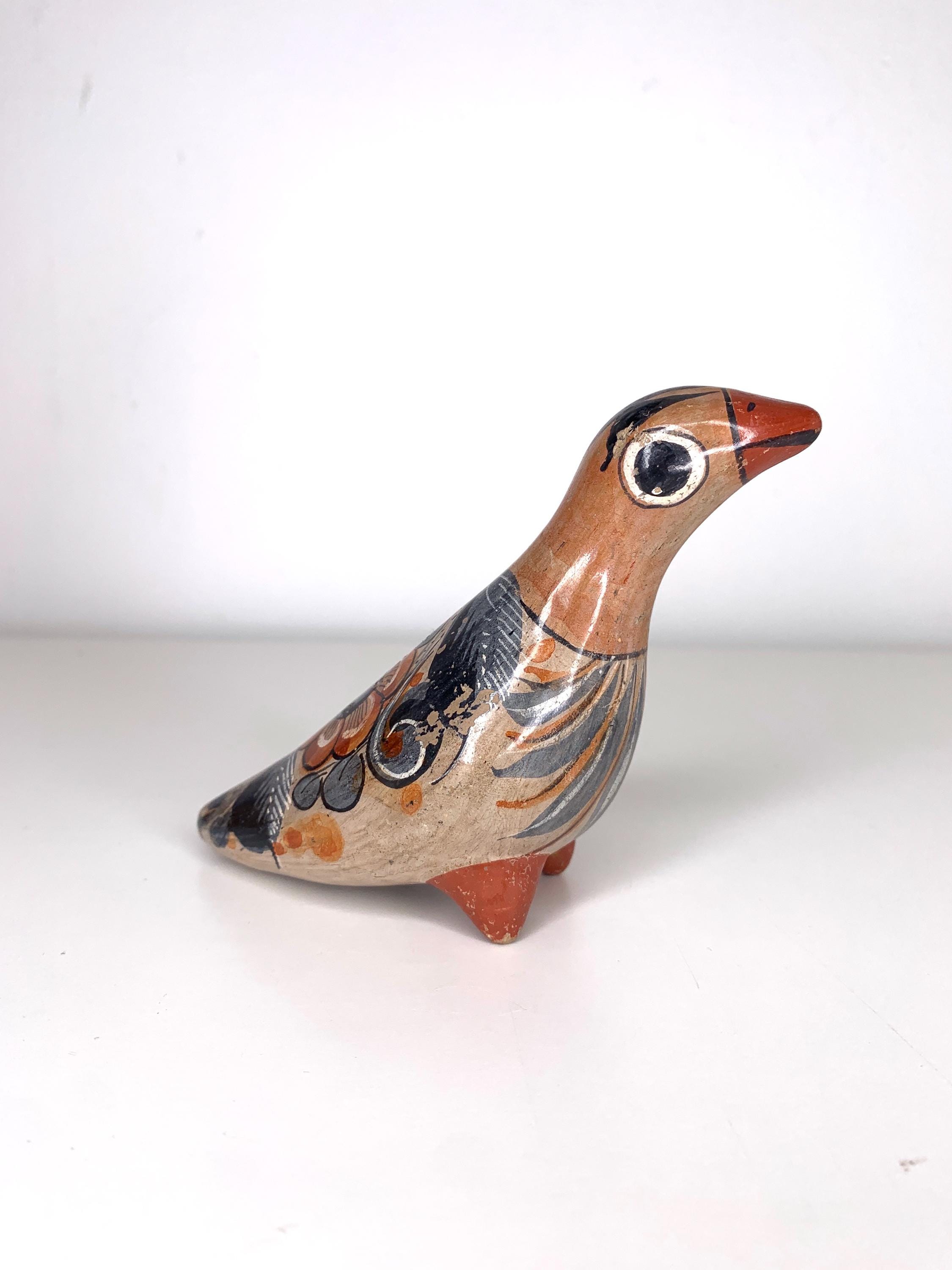 Tonala Mexican Pottery Dove Folk Art Bird Blue Green | eBay