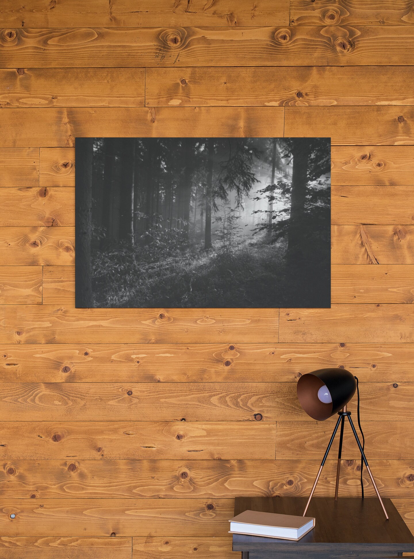 Forest Trees Instant Art INSTANT DOWNLOAD Modern Minimalist | Etsy