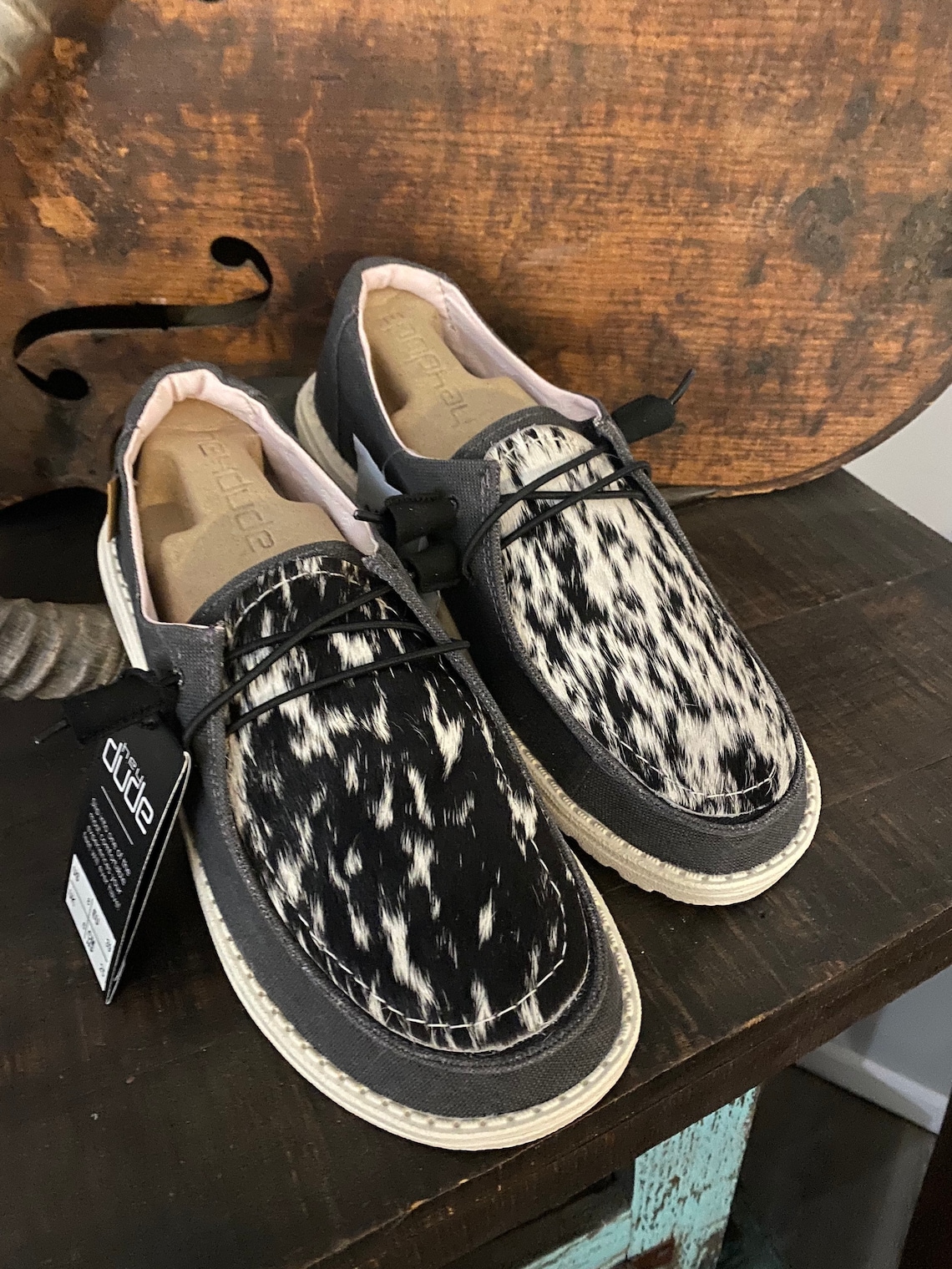 cowhide hey dudes amazon