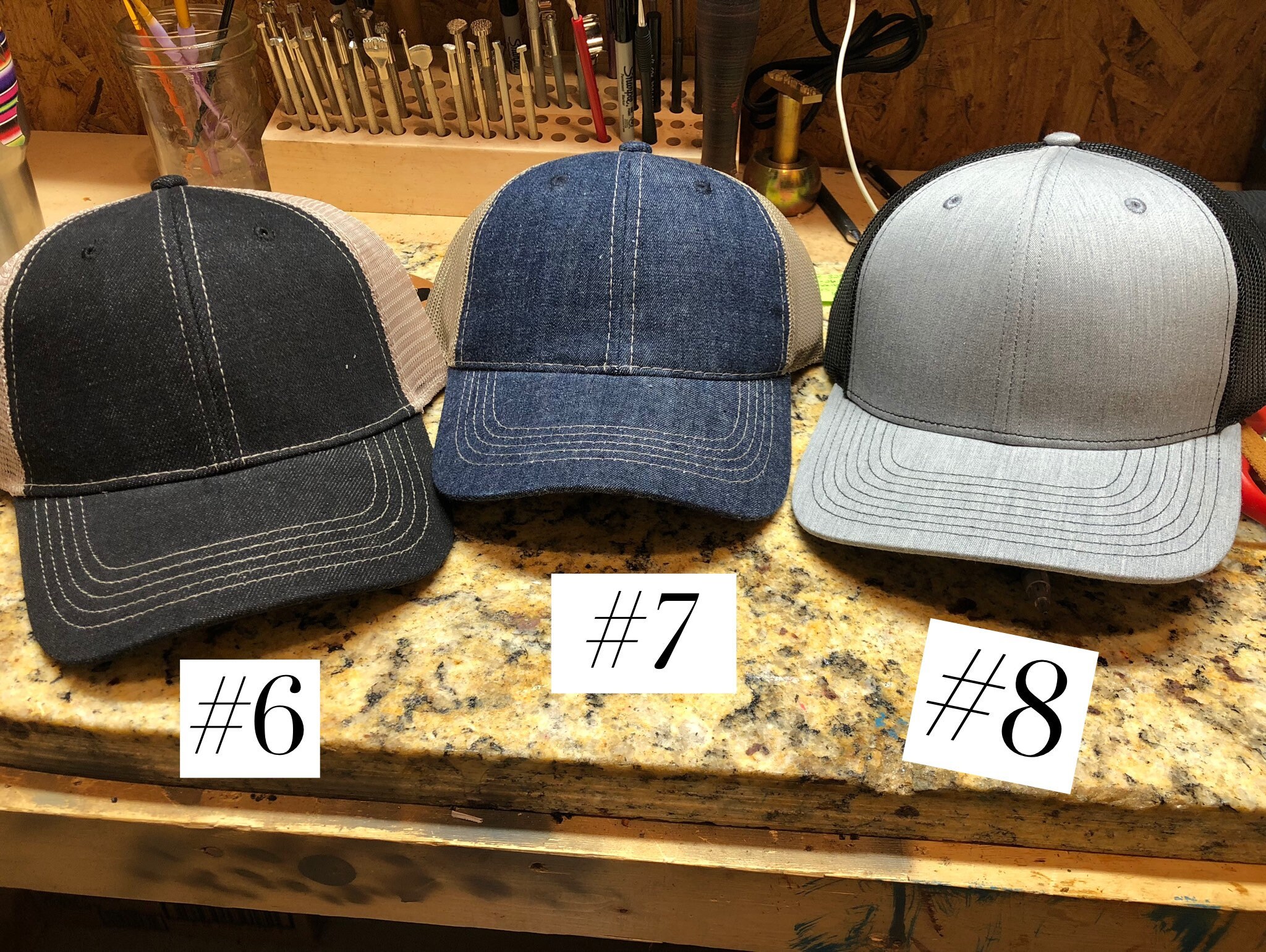 Custom cattle brand caps Etsy