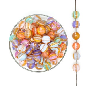 16mm Transparent Glitter Acrylic Beads,Resin Beads,Gumball Beads,Chunky Bubblegum Beads