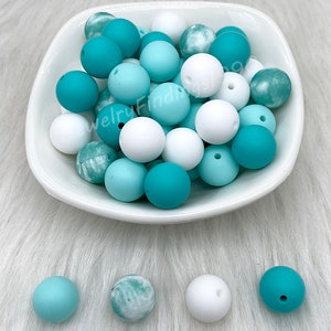 Wholesale Round Silicone Beads, for Handmade Beaded Craft, Assorted Silicone Beads, Bulk Silicone Beads, 12/15mm 20-100Pcs Silicone Beads