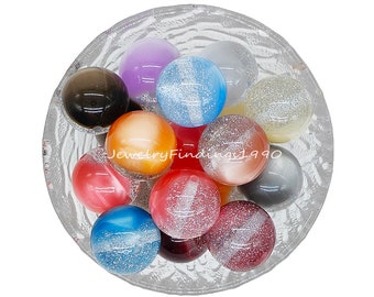 Mix 20mm Chunky Bubblegum Glitter Acrylic Beads,Glitter Beads,Resin Beads,20mm Gumball Beads