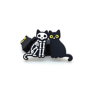 Black Cat Silicone Beads,Halloween Cat Focal Beads,Cat Beads For Pen,DIY Keychain