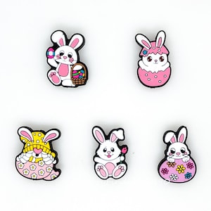 Easter Rabbit Silicone Beads Mix,Rabbit Focal Beads,Easter Beads,Bulk Beads,Pen Beads