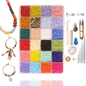 Diy Clay Beads Set For Bracelet Making Kit Colorful Flat - Temu Austria