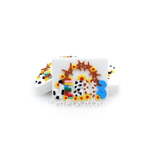 Perline Silicone Natalizie SUNNYCLUE, 14 Pezzi Focali In Scatola, Forme Pupazzo Di Neve, Renna, Albero, Calzini, Grandi 30 Mm, Per Ghirlande E Portachiavi Fai Da Te