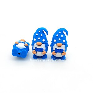 Dad Focal Beads,Gnome Silicone Beads,Father&#39;s Day Beads,Bulk Beads,Keychain Beads