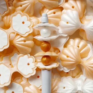 Shell Focal Beads,Wholesale Silicone Beads,Beadable Pen Bead