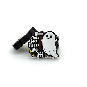 Halloween Ghost Focal Beads,Ghost Silicone Beads,Pen Focal Beads
