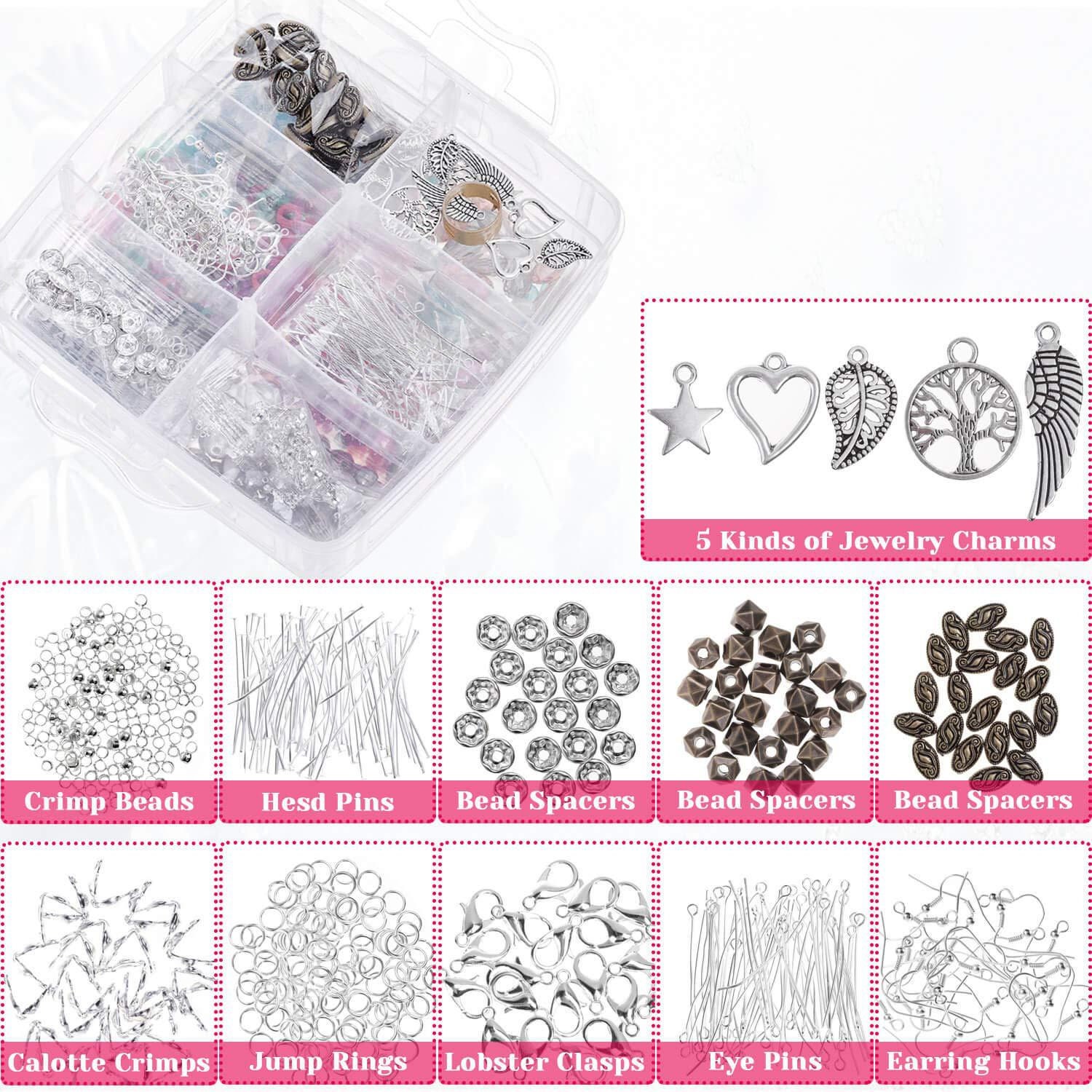Jewelry Making Supplies Kit Jewelry Findings Starter Kit Etsy