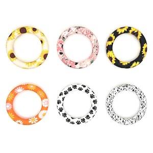 65mm Silicone O Ring With 2 Holes,Silicone Ring Bead