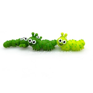 3D Bookworm Silicone Beads,Focal Beads For Pen,Bookworm Beads,Keychain Beads