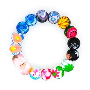 Print Silicone Beads, 15mm Silicone Round Beads Bulk, Wholesale Print Loose Beads