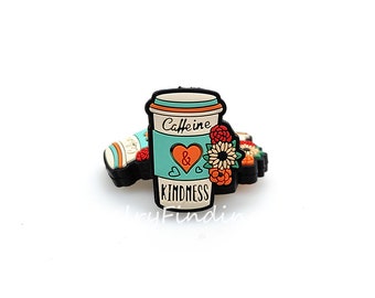 Coffee Cup Silicone Focal Beads
