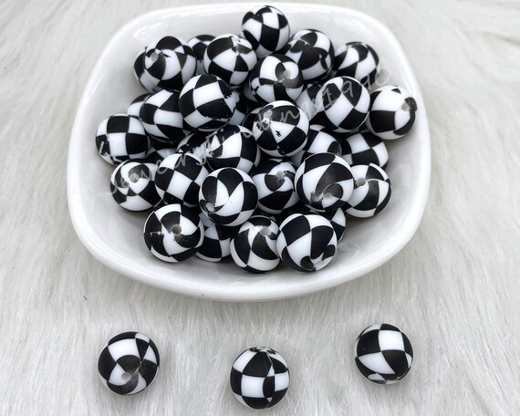 Lot De 50 Perles Rondes En Silicone De 12 Mm Pour Porte-clés, Maman, Collier, Fabrication De Bijoux, Décoration De Ferme