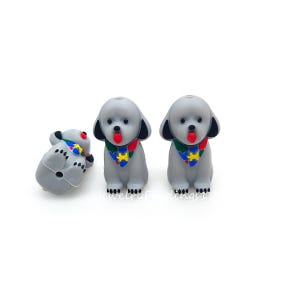 3D Dog Silicone Beads,Focal Beads For Pen,Autism Beads,DIY Keychain