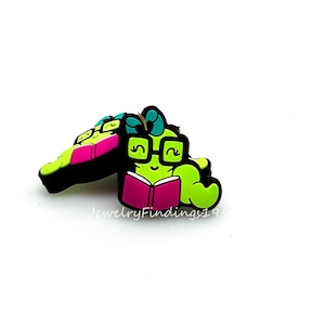 Bookworm Silicone Beads,Focal Beads For Pen,DIY Keychain,Jewelry Making  Beads