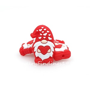 Love Gnome Focal Silicone Beads