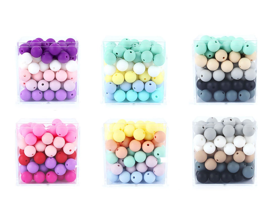 Silicone Beads for Keychain Making, 15mm Silicone Beads Bulk Sunflower Silicone  Beads with for Keychain Making - AliExpress