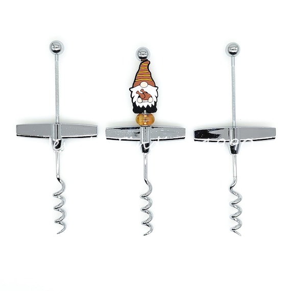 Beadable Corkscrew Wine Bottle Openers, Wine Corkscrew- Add Your Charm