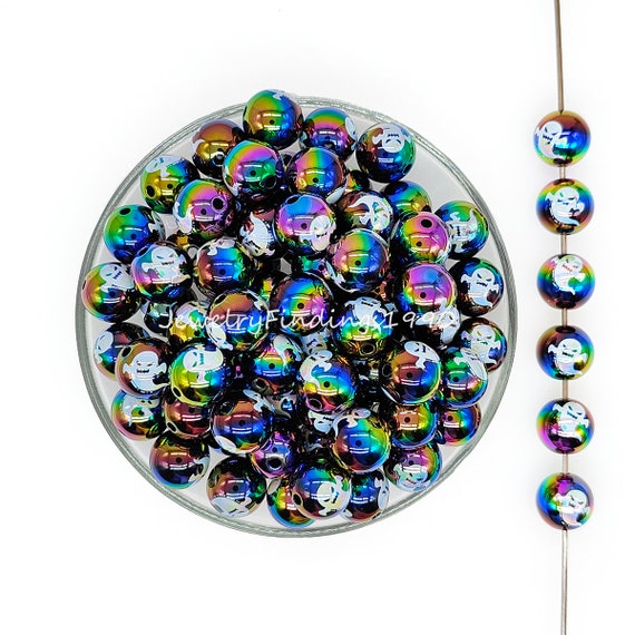 Halloween Gumball Beads- 02 Halloween Gumball Beads- 02