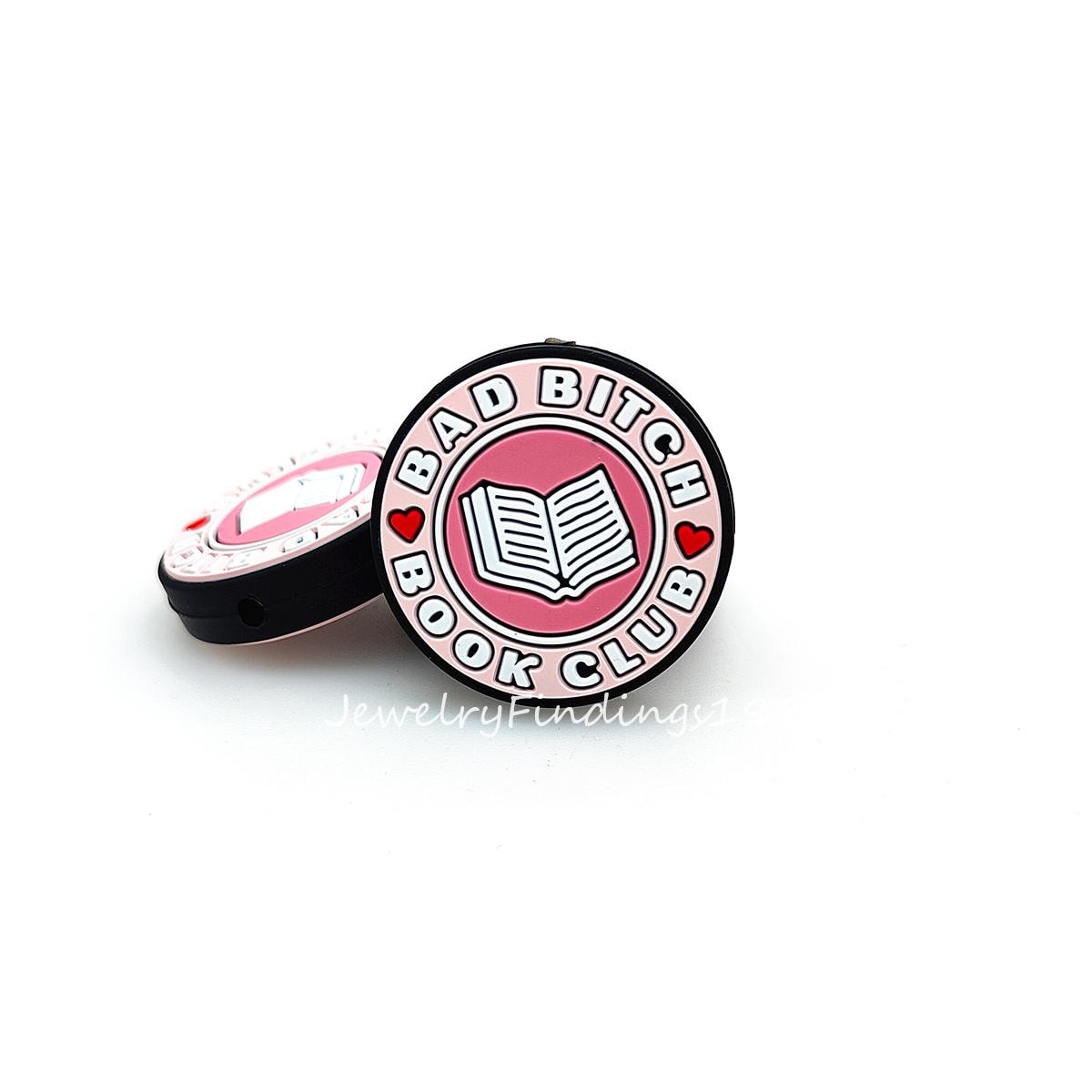 Perline focali in silicone a forma di libro, perline in silicone a forma di club, portachiavi fai da te, perline per la creazione di gioielli - Italia