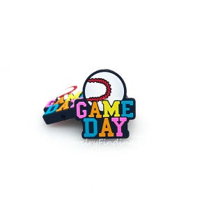 Baseball Silicone Beads,Focal Beads For Pen,Badge Reel Beads,Keychain Beads