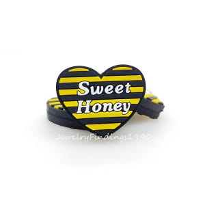 Love Sweet Honey Focal Beads,Bulk Silicone Beads,Glow In Dark Beads,DIY Pen Keychain Beads
