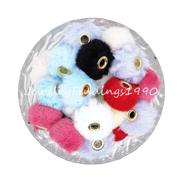 Fuzzy Spacer 20mm,Soft Furry Spacer,Spacer For Pen,Large Hole Beads