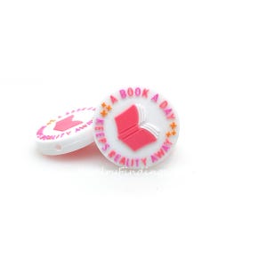 Book Silicone Focal Beads,Silicone Beads Bulk,Focal Beads For Pen,Book Beads