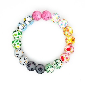 15mm Silicone Print Beads,15mm Round Beads,Silicone Beads Bulk,Loose Beads,Wholesale Beads For Jewelry Making