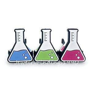 Silicone Science Glass Beaker Focal Beads