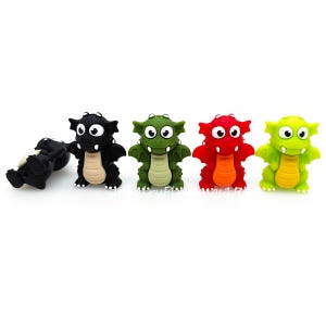 3D Dinosaur Focal Beads,Bulk Silicone Beads,Keychain Making,Pen Beads