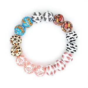 15mm Round Silicone Beads,Print Beads,Loose Silicone Pearls Beads,Wholesale Beads