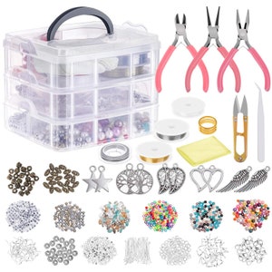 Jewelry Making Supplies Kit, Jewelry Findings Starter Kit ,jewelry ...