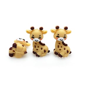 3D Giraffe Silicone Beads,Giraffe Focal Beads,Bulk Beads,Lanyard Beads,Pen Beads