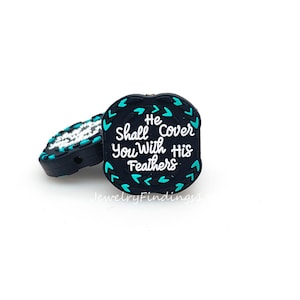 Christian Silicone Beads,Faith Focal Beads,DIY Keychain Beads,Badge Reel Beads,Pen Beads