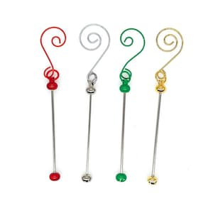 Beadable Christmas Tree Ornament Hooks,Beadable Blank Christmas Tree Hooks,Ornament Hooks