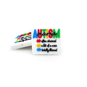 Autism Focal Beads,Mama Silicone Beads,Bulk Silicone Beads,Jewelry Making
