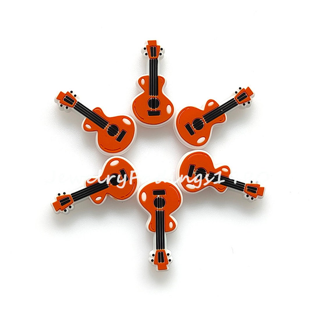 Ukulele Guitar Silicone Beads Musical Instrument Silicone Etsy