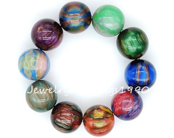20mm Bubblegum Beads Pearlescent Jelly Chunky Beads, Round Acrylic Beads, Faux Pearl Chunky Bubblegum Beads,20mm beads,Bulk Gumball beads