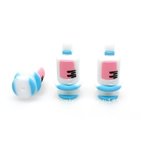 3D Syringe Silicone Beads,Nurse Beads,Focal Beads,DIY Keychain,Pen Beads