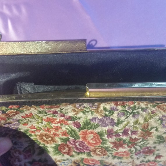 Vintage petit point purse, micro needlepoint even… - image 8