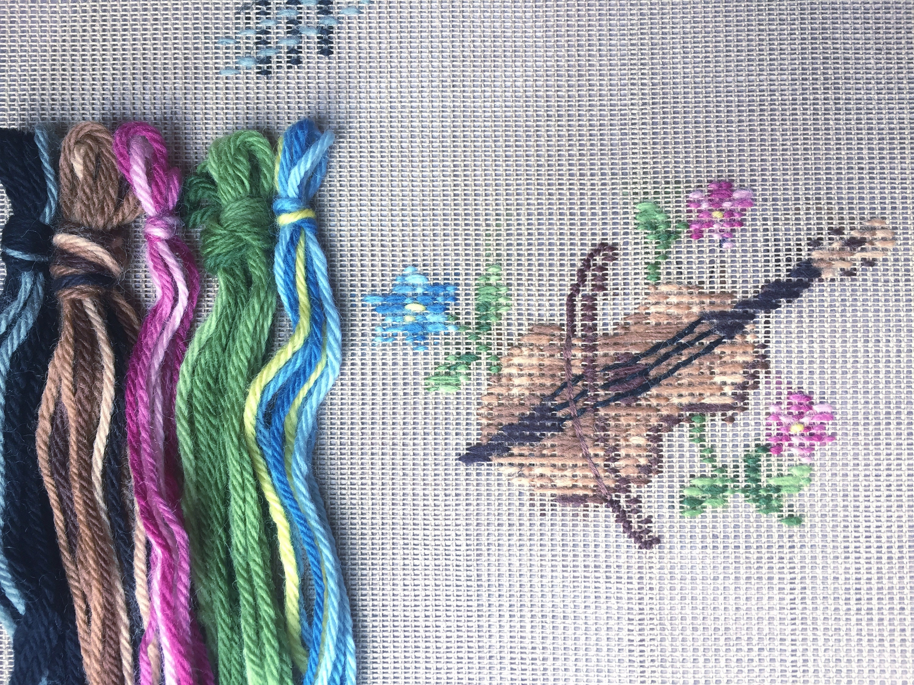 Small Musical Needlepoint Kit Traditional Trammed Tapestry Etsy Australia