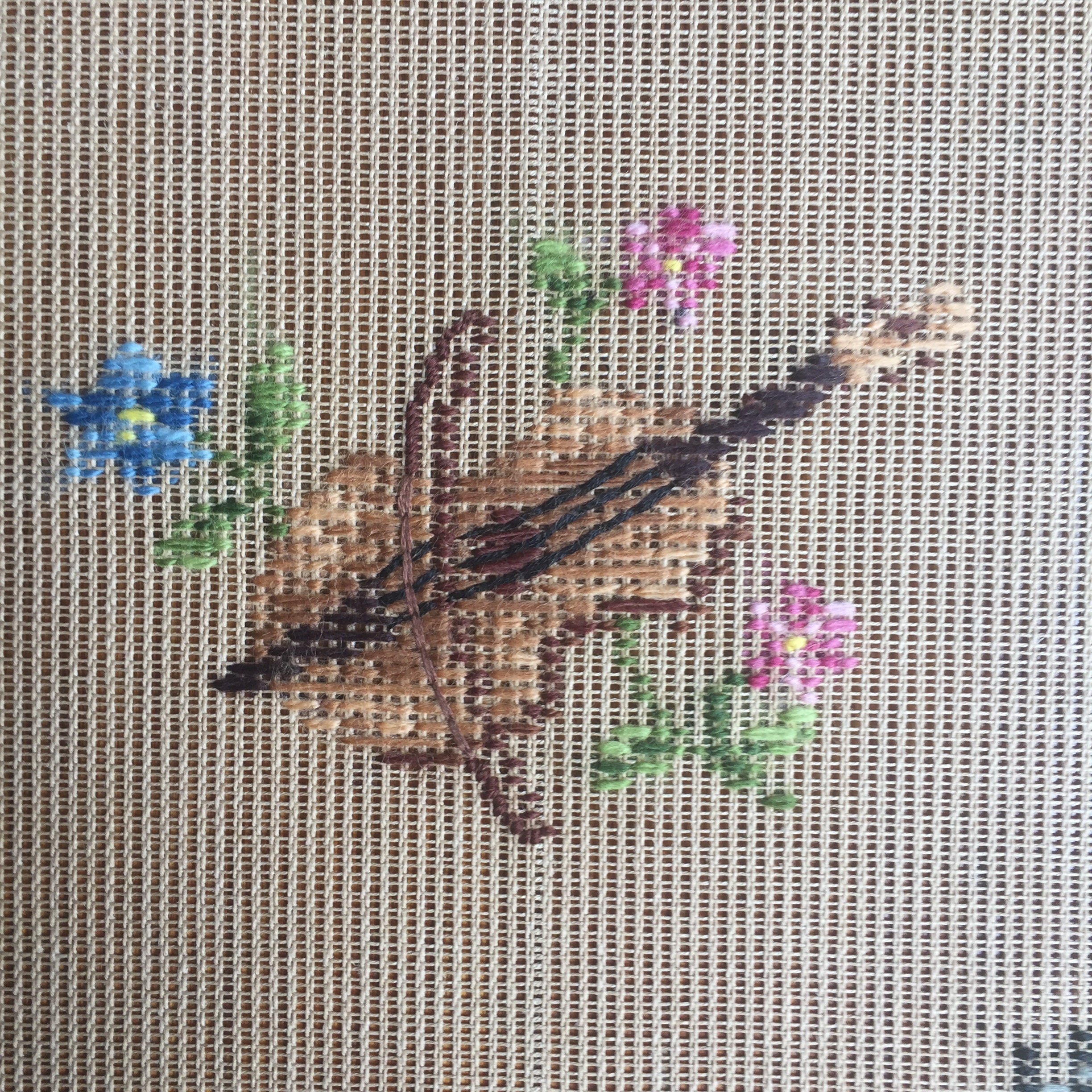 Small Musical Needlepoint Kit Traditional Trammed Tapestry Etsy Australia